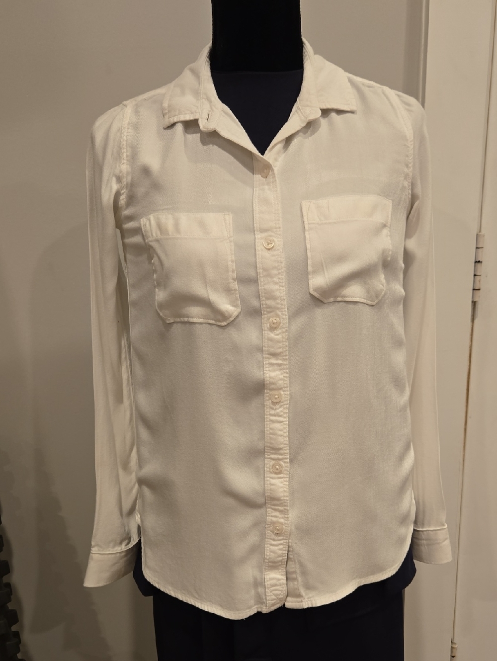 Perfect Shirt White Button-Up - XS